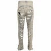 Rick Owens DRKSHDW Distressed Shredded Denim Trousers In Mineral Pearl | Kids' Stylish Denim