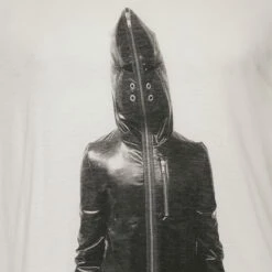 Rick Owens DRKSHDW Gimp Print Level T-Shirt in Milk/Black | Men's Premium T-Shirts