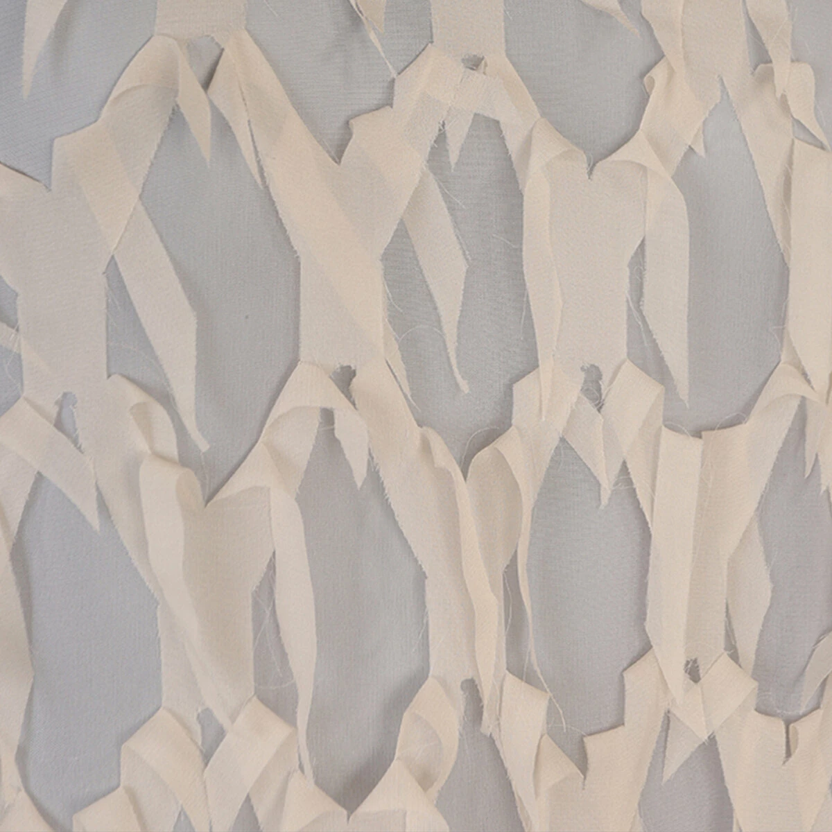 Maison Margiela Cut-Out Silk-Blend Dress In Cream - Elegant Women's Dress 3 Maison Margiela Cut-Out Silk-Blend Dress In Cream - Elegant Women's Dress - Image 3