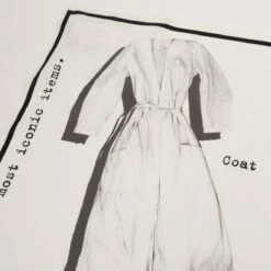 MM6 Maison Margiela Scarf With 'Iconic Items' In Off White - Luxury Kids' Fashion Accessory