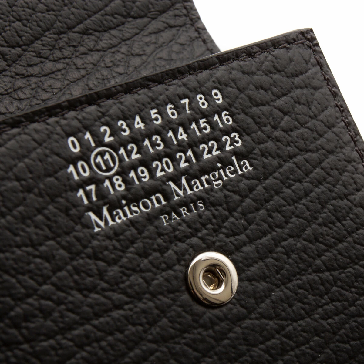 Maison Margiela Four Stitch Leather Credit Card Wallet - Black 5 Maison Margiela Four Stitch Leather Credit Card Wallet - Black - Image 5