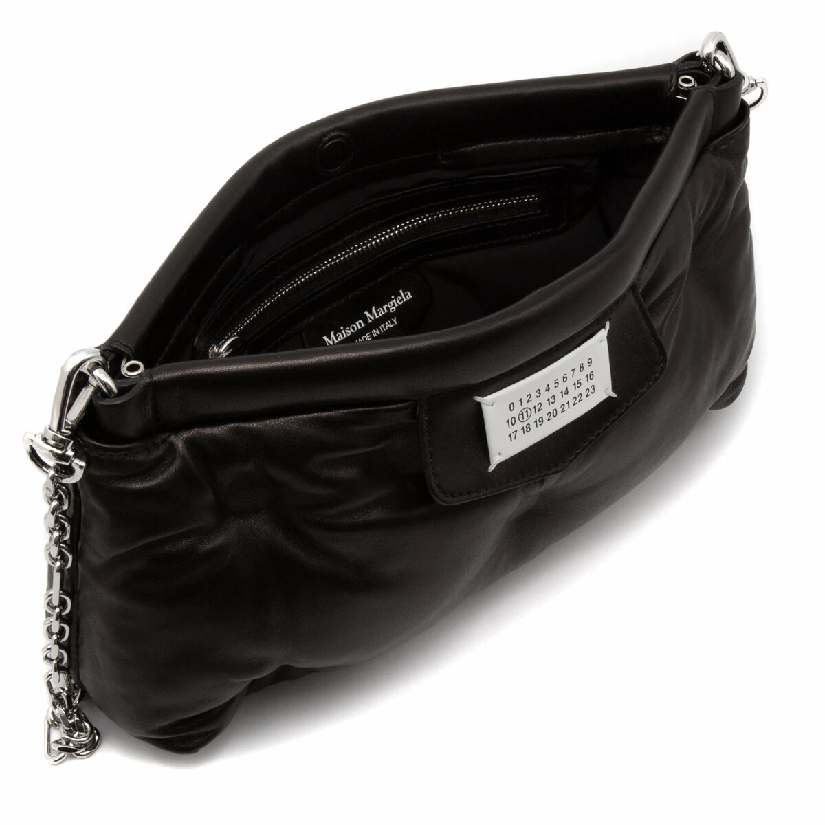 Maison Margiela Glam Slam Shoulder Pochette in Black - Stylish Kids' Accessory 4 Maison Margiela Glam Slam Shoulder Pochette in Black - Stylish Kids' Accessory - Image 4