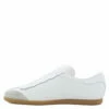 Maison Margiela Featherlight Leather Sneakers in White | Men's Stylish Comfort