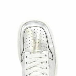 MM6 Maison Margiela Men's Silver High-Top Lace-Up Sneakers | Luxury Streetwear Footwear -Hervia Shop hervia.com s66ws0091 p5548 t9002 sneakers 1686043257S66WS0091 T9002 6