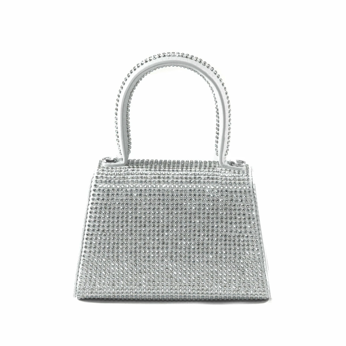 SELF PORTRAIT Diamanté Capri Micro Bag In Silver - Kids 2 SELF PORTRAIT Diamanté Capri Micro Bag In Silver - Kids - Image 2
