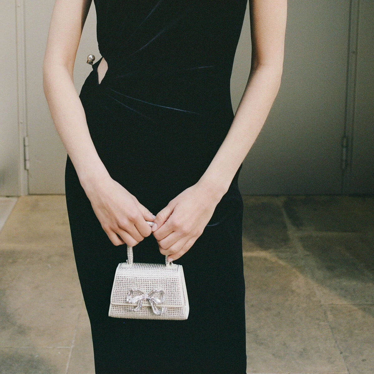 SELF PORTRAIT Diamanté Capri Micro Bag In Silver - Kids 5 SELF PORTRAIT Diamanté Capri Micro Bag In Silver - Kids - Image 5