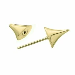 Shaun Leane Yellow Gold Vermeil Rose Thorn Bar Earrings in Gold - Elegant Kids' Jewelry