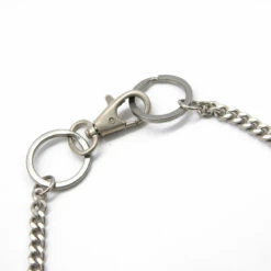 MM6 Maison Margiela Logo Chain Necklace In Silver for Kids -Hervia Shop hervia.com sm7uu0037 sv0225 952 necklace 1683112296SM7UU0037 952 3