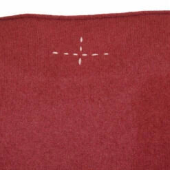 So Good To Wear Moscow Felted Cashmere Sweater in Red - Women's Designer Cardigan -Hervia Shop hervia.com so good to wear 011 u a 48 moscow felted mineral red moscow felted cashmere sweater 1666014927 2AJ3324