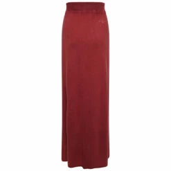 So Good To Wear Tallinn Cashmere Maxi Skirt In Red - Luxurious Women's Designer Knitwear
