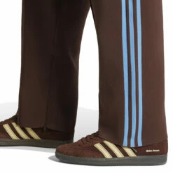 Adidas X Wales Bonner Track Suit Pants In Burgundy - Kids' Stylish & Comfortable Fit -Hervia Shop hervia.com wb knit tp col. mysbrn 1699287027IT9787 9 APPAREL On Model Detail View 2 white