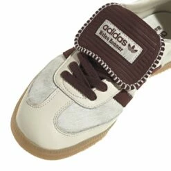 Adidas X Wales Bonner Samba Pony Tonal Sneakers In White - Kids -Hervia Shop hervia.com wb pony tonal samba col. cwhite mysbrn cwhite 1699281339IE0586 9 FOOTWEAR Photography Detail View 2 white