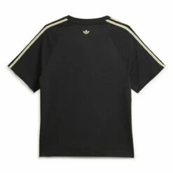 Adidas X Wales Bonner Statement Graphic Tee In Black | Designer Women's Jackets & Coats