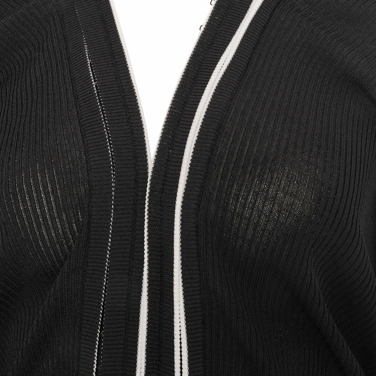 Y/Project Black Hook And Eye Cardigan - Women's Designer Knitwear 2 Y/Project Black Hook And Eye Cardigan - Women's Designer Knitwear - Image 2