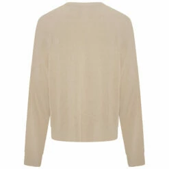 Y-3 Knit Crew Neckline Pullover - Off White | Women's Designer Hoodies