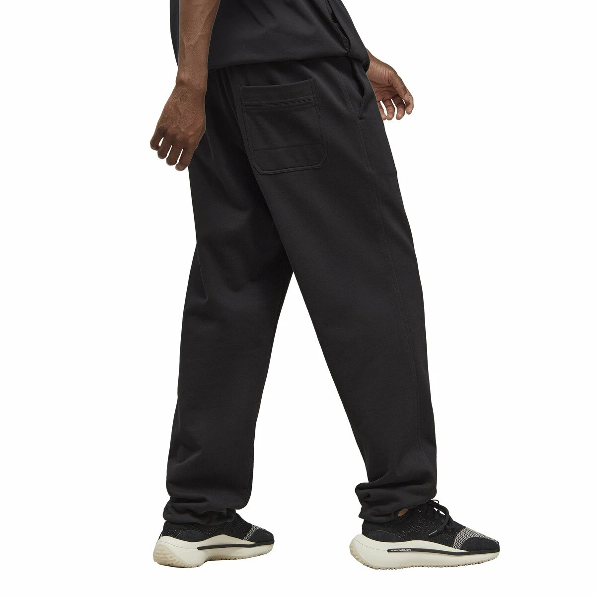Y-3 Women's Straight Leg Organic Cotton Trousers in Black | Premium Comfort & Style 2 Y-3 Women's Straight Leg Organic Cotton Trousers in Black | Premium Comfort & Style - Image 2