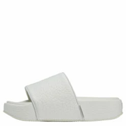 Y-3 Y-3 Logo Sliders In Core White - Men's Designer Sliders & Sandals