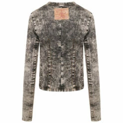 Y/Project Paris Best Patch Slim Denim Jacket - Vintage Black | Designer Women's Jacket