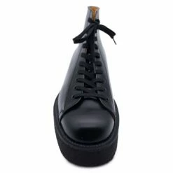 Yohji Yamamoto High Gloss Demi Boots for Men - Black