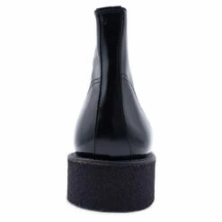 Yohji Yamamoto High Gloss Demi Boots for Men - Black 7 Yohji Yamamoto High Gloss Demi Boots for Men - Black -Hervia Shop hervia.com yohji yamamoto high gloss demi boots 1662105334back of boot