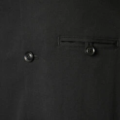 Ys By Yohji Yamamoto Black Long Sleeveless Gabardine Dress - Designer Womenswear -Hervia Shop hervia.com yu d01 100 n long sleeveless d col. black 1697538680YU D01 100 1 2