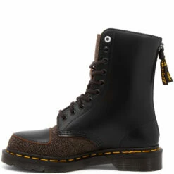 Y's by Yohji Yamamoto x Dr. Martens Moon Tweed Boots in Black - Kids