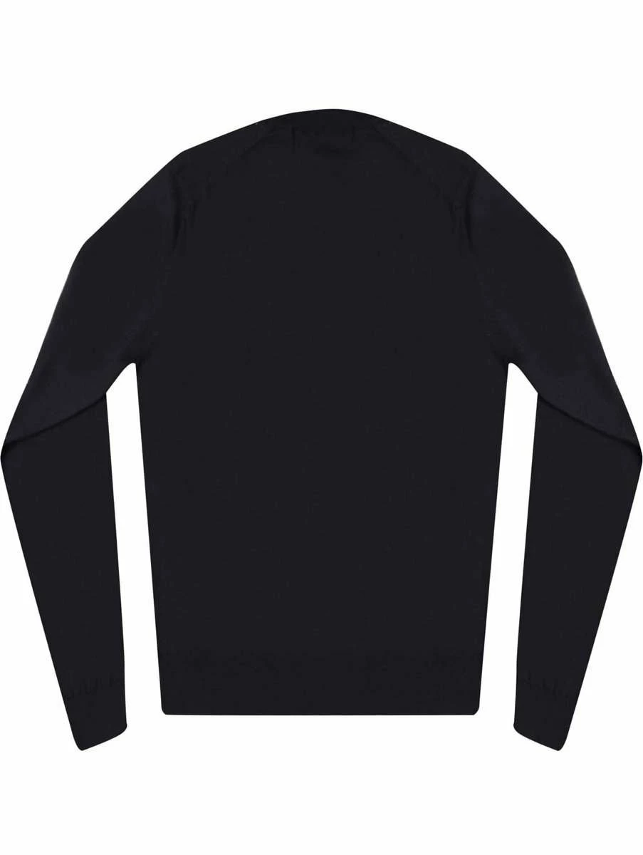 Comme Des Garçons PLAY N053 Red Heart Cardigan Navy In Navy - Women's Designer Knitwear 1 Comme Des Garçons PLAY N053 Red Heart Cardigan Navy In Navy - Women's Designer Knitwear